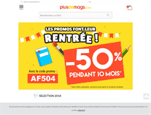 Tablet Screenshot of plusdemags.com